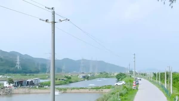 太阳能语音宣传杆智能警示器，给钓鱼爱好者上安全险