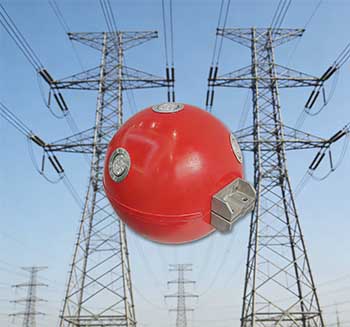 高压线防外破智能警示球：输电线路的“先知之眼”，让风险无处遁形！