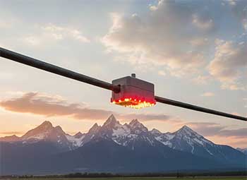 输电线路安全防护为何首选感应取电综合警示器