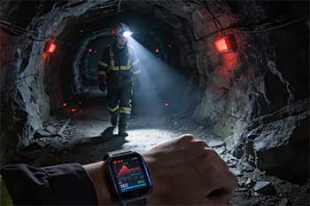 作业人员智能手环助力企业降低安全事故风险