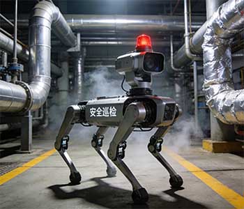 四足机器人安全巡检在高危环境中的应用与优势