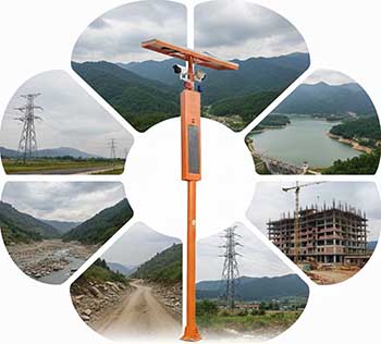 高稳定太阳能监控设备,适用于多种复杂场景