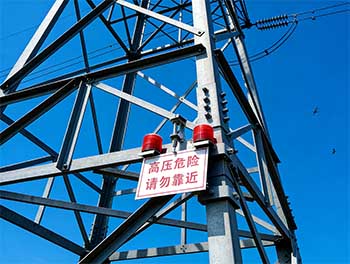 高压线防外破警示灯:为电网铸造安全力量