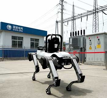 四足机器人一键启动，全程自主高效巡检